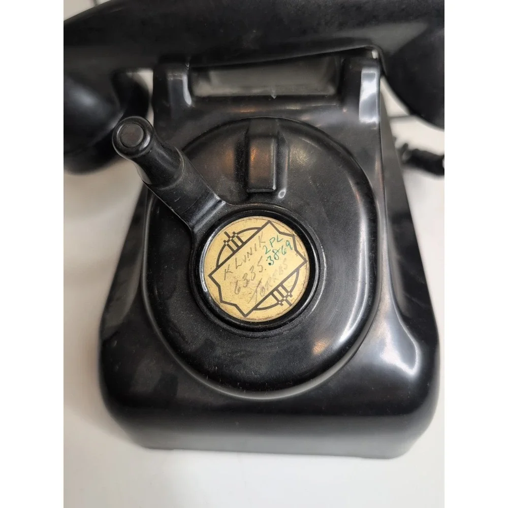 Vintage Leich Magneto Hand Crank Telephone 901c 8 59 R469